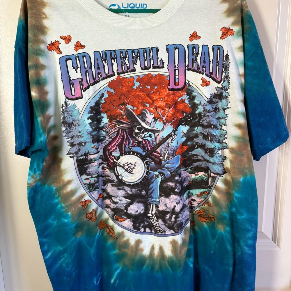 Liquid Blue Grateful Dead Tie-Dye Tee